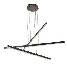 Люстра подвесная светодиодная 48W WW BK (BL-832S/3)