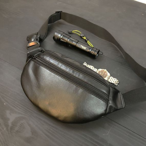 Сумка на пояс из эко-кожи + Профессиональный фонарь VI-269 POLICE BL-X71-P50 | Зображення 3