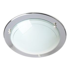 Светильник настенно-потолочный накладной PK-050/1 CHR