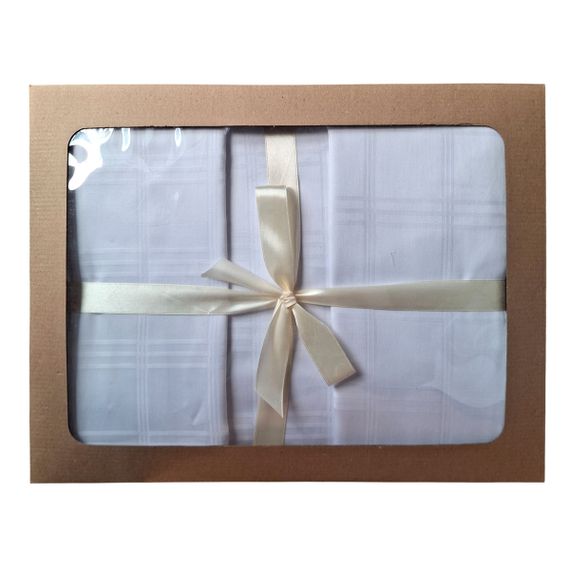 Комплект постільної білизни SoundSleep Jacquard Sofino White сатин-жаккард Двоспальний Євро 200х220 см білий (2800004890465) | Зображення 4