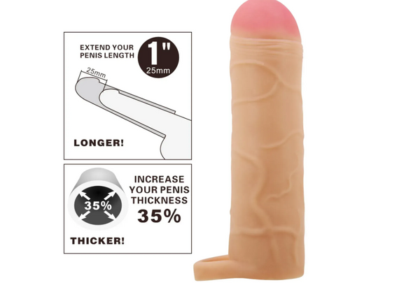 Удлиняющая насадка презерватив Pretty Love - Bunion 1" Flash, BI-026253 Sex Aura | Зображення 4