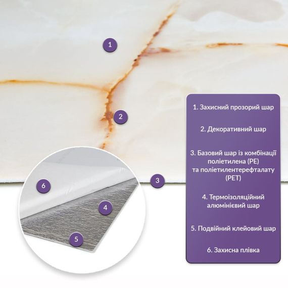 Самоклеюча стінова PET плитка 600*300*2mm (D) SW-00001677 | Зображення 1