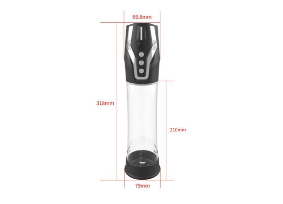 Автоматический вакуумный насос Men Powerup Passion Pump, Черный | Зображення 2