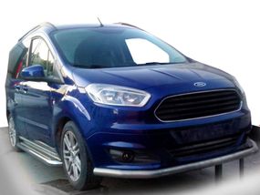 Передній захист ST008 (нерж) для Ford Courier 2014-2024 рр