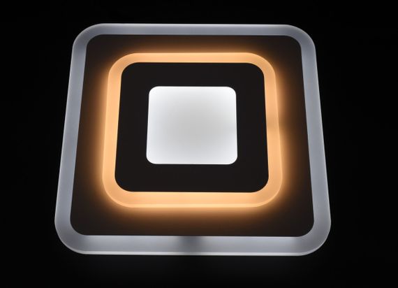 Сучасний квадратний світильник стельовий LED для кімнати кухні ванної 26160 Білий 4х30х30 см. | Зображення 1