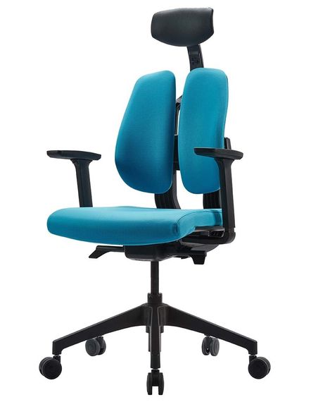 Кресло офисное DUOREST D2 blackblue ортопедическое | Зображення 2