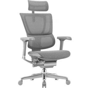Кресло компьютерное MIRUS-IOO 2 (IOOE2-AG-HAM-5D-L) сетка Т-168-B2 natural