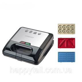 Мультипекар 3 в 1 Sokany антипригарне покриття 1750Вт SK-08153