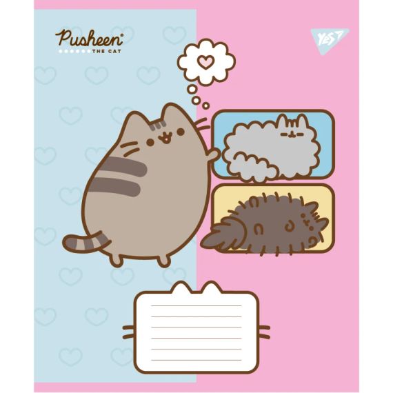 Зошит учнівський YES Pusheen Funny 767602 12 аркушів Різнокольоровий shop (4823092292001) | Зображення 3