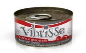 Влажный корм для котов Vibrisse tuna and shrimp тунец и креветки 140 г C1018361