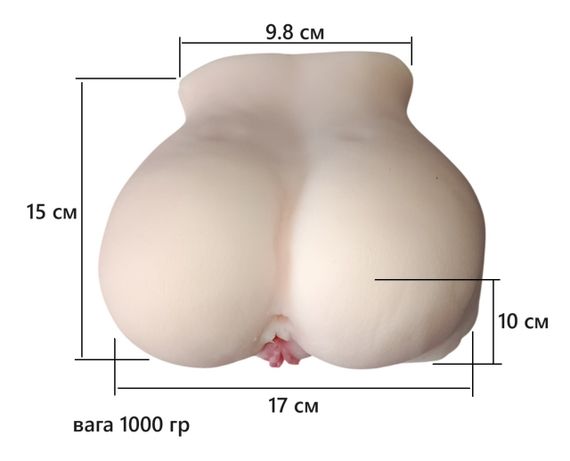 Мастурбатор з двома входами (вагіна та анус) OYO - Graceful Sophia, MT-025 Sex Aura | Зображення 7