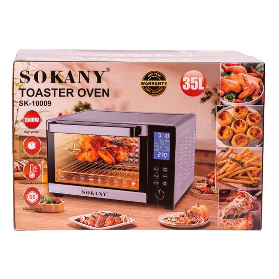 Електропіч Sokany SK10009 настільна 35 л | Зображення 9