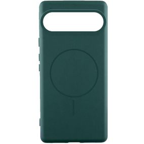 Чохол Silicone Cover Lakshmi (AA) with Magnetic Fit для Google Pixel 10 Pro XL Зелений / Dark green