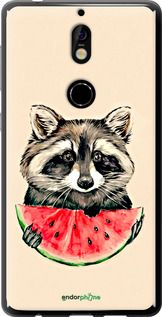 Чохол на Nokia 7 Єнотик з кавуном "4605u-1367-2448"