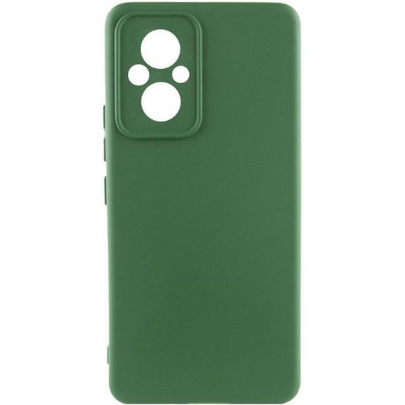 Чохол Silicone Cover Ummi Lakshmi Full Camera (AA) для Xiaomi Poco M5 Зелений / Dark green