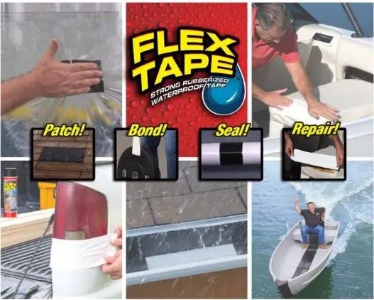 Універсальна клейка стрічка Flex Tape 10 см | Зображення 1