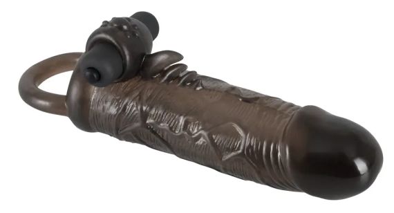 Насадка для подовження з вібрацією для клітора (19см) Sex Aura | Зображення 1