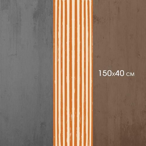 Доріжка на стіл Помаранчева смужка 150x40 см (DR__24S010) | Зображення 2