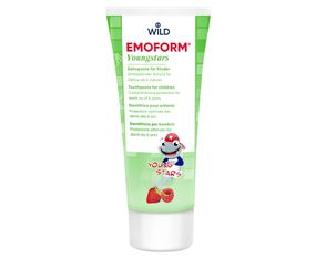 Дитяча зубна паста Dr. Wild EMOFORM Youngstars (від 6 до 12 років) з фторидом натрію та олова (всього 1000 ppm F-), 75 мл