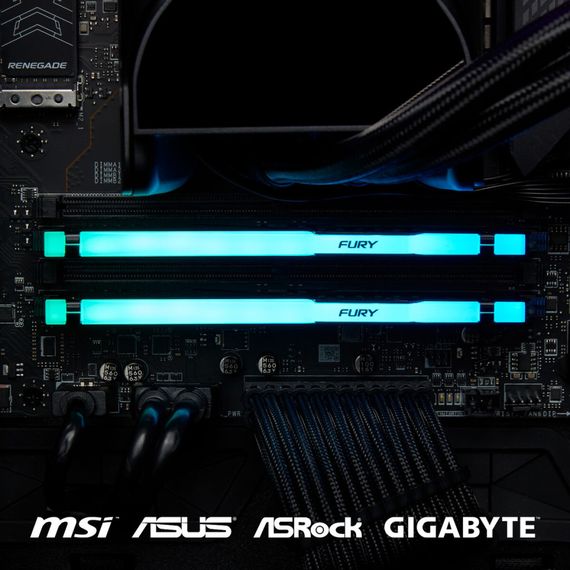 Модуль памяти для компьютера DDR5 32GB 5200 MHz Beast RGB EXPO Kingston Fury (ex.HyperX) (KF552C36BBEA-32) | Зображення 9