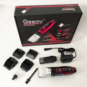 Профессиональная машинка для стрижки волос GEMEI GM-550 с двумя аккумуляторами