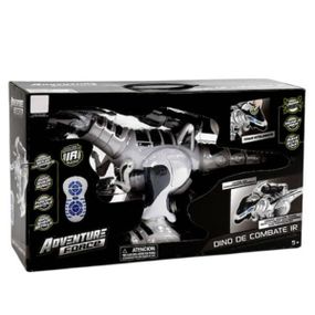 Динозавр интерактивный радиоуправляемый 1825-12 Серый