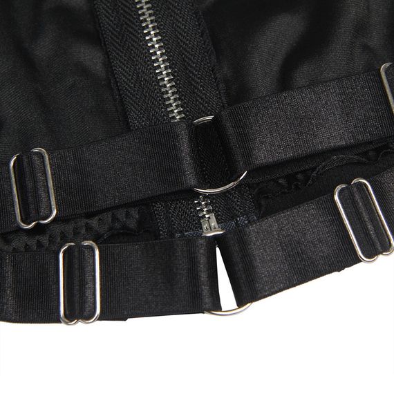 Сукня-костюм Star Night із застібками-блискавками та пажами для панчох, чорний, XL (без коробки) Sex Aura | Зображення 7