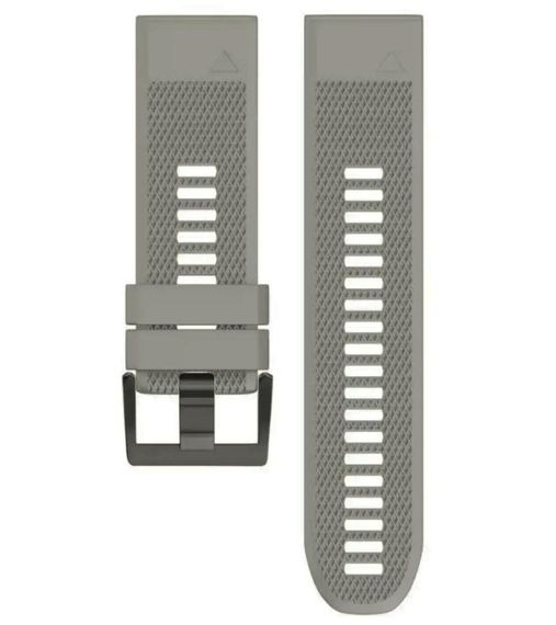 Силиконовый ремешок Primo для часов Garmin Fenix 7 / Fenix 7 Pro / Fenix 8 47mm / Fenix E - Grey | Зображення 3
