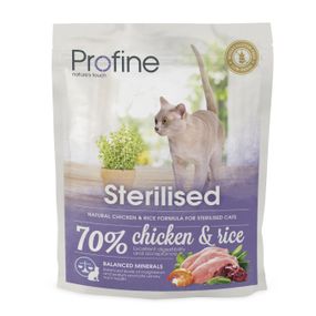 Корм Profine Cat Sterilised сухой с курицей и рисом для стерилизованных котов 0.3 кг