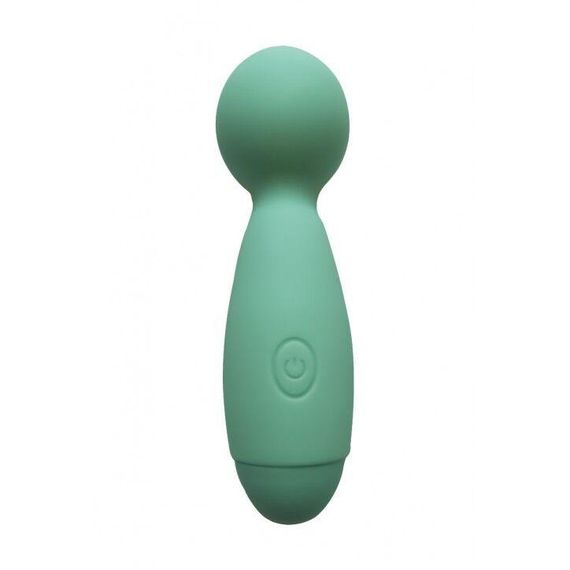 Мини-вибромассажер Wooomy Smally Mini Wand Turquoise Sex Aura