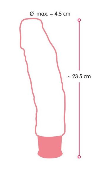 Вибратор - Nature Skin Big Vibe sexstyle | Зображення 1