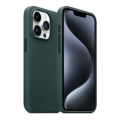 Чехол для мобильного телефона Armorstandart FAKE Leather Case Apple iPhone 15 Pro Sequoia Green (ARM76303) | Зображення 2