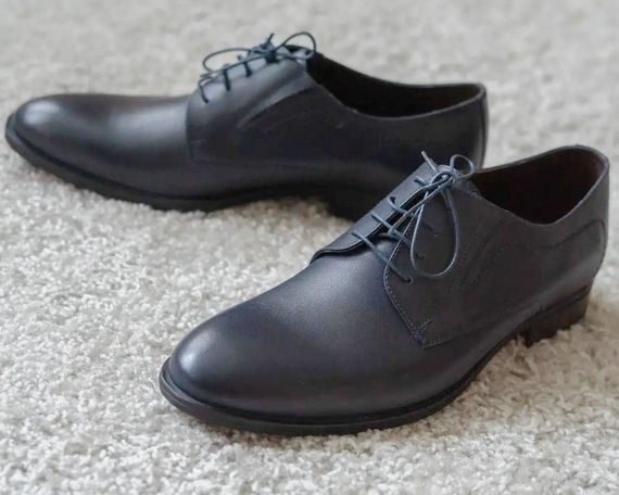 Чоловічі туфлі темно синього кольору 42 розмір | Зображення 3