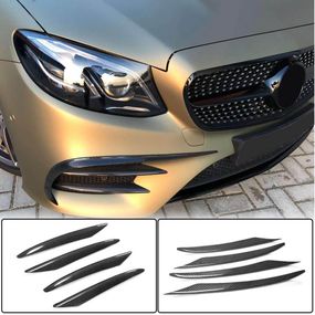 Карбоновые Накладки на Передний Бампер (для AMG-Line/E43 AMG 2016-2019) для Mercedes E-сlass W213