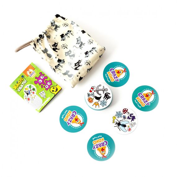 Детская настольная игра в мешочке "Хлоп! Хвать!" VT8077-13, 56 карточек | Зображення 2