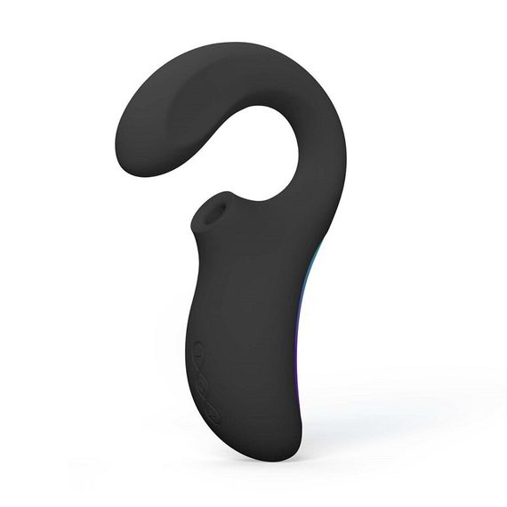 Кліторально-вагінальний звуковий стимулятор LELO Enigma WAVE Black, 3 типи стимуляції | Зображення 1