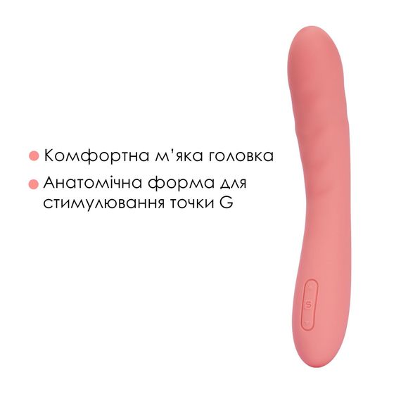 Смарт-вибратор с пульсацией Svakom Ava Neo Peach Pink, 15 режимов работы, водонепроницаемый | Зображення 5