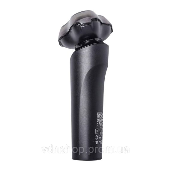 Електробритва 5 Вт 800 mAh бритва електрична бездротова з трьома голівками для гоління Чорна Sokany SK-16038B | Зображення 2