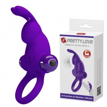 Ерекційне кільце - Pretty Love Vibrant Penis Ring I Purple Sex Aura