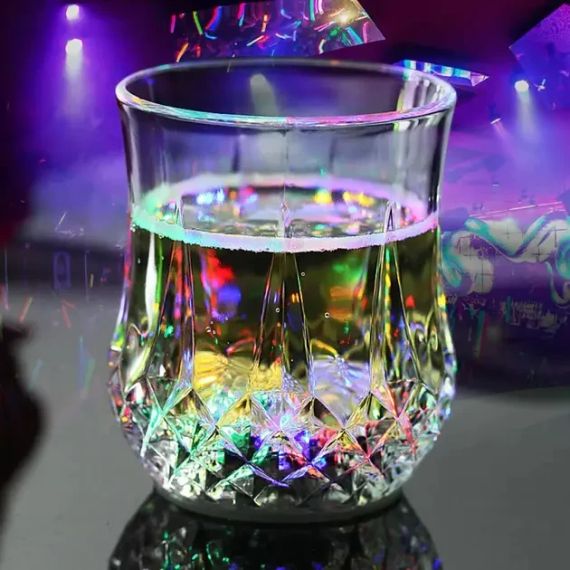 Стакан SUNROZ Inductive RainBow Color Cup с LED подсветкой для напитков 200 мл
