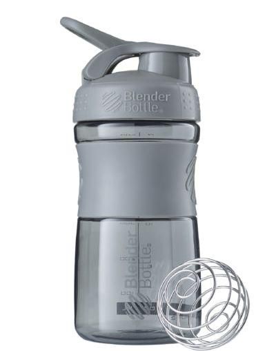 Спортивний шейкер (пляшка) BlenderBottle SportMixer Flip 20oz/590ml Grey