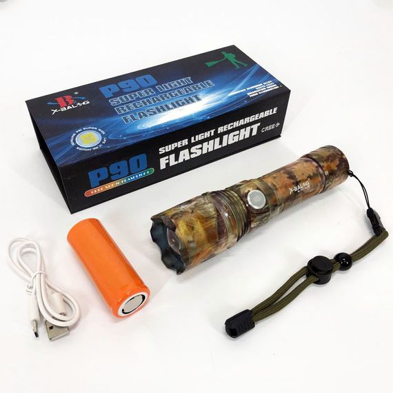 Військовий армійський ліхтар нашоломний Bailong BL-P511M-P90, Ліхтар портативний переносний LK-19 | Зображення 1