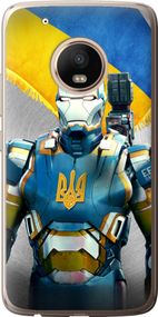 Чехол на Motorola Moto G5 PLUS Украинский киборг "980u-1038-17620"