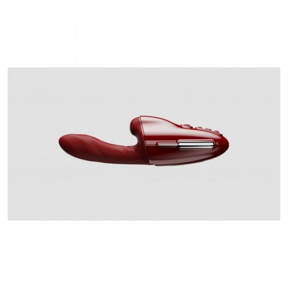 Вибратор трансформер с вращением, фрикциями и подогревом Qingnan No.9, с подставкой и пультом sexstyle | Зображення 14