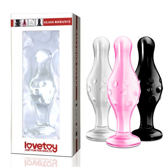 Анальна пробка - Glass Romance 4.5" Black sexstyle | Зображення 1