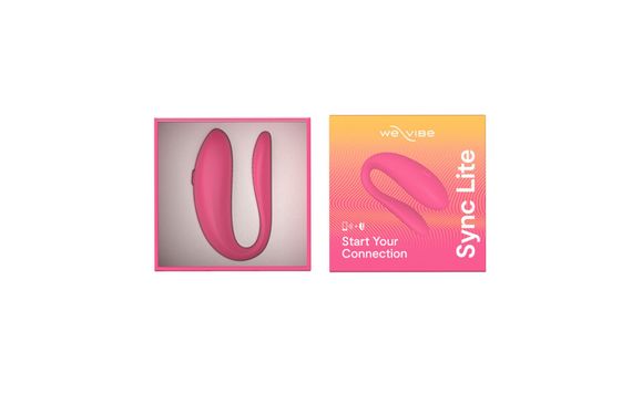 Смарт-вібратор для пар We-Vibe Sync Lite Pink, 10 віброрежимів, можна поєднувати з проникним сексом | Зображення 6