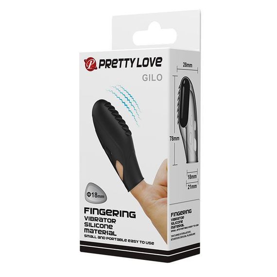 Вібратор PRETTY LOVE GILO 18mm Fingering Sex Aura