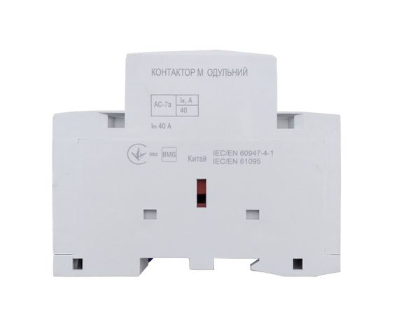 Контактор модульный КМ-3-40-22 40А 230AC 2NO-2NC 4р 3мод. Ny95503893 | Зображення 2