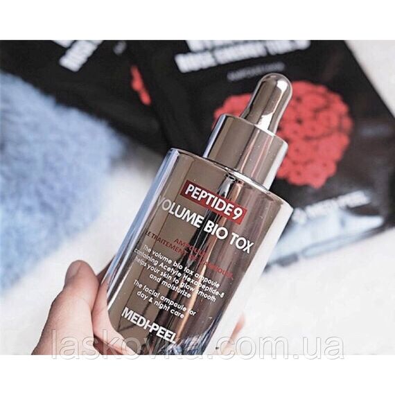 Омолоджувальна ампульна сироватка з пептидами MEDI-PEEL Peptide 9 Volume Bio Tox Ampoule, 100 мл | Зображення 4