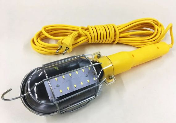 Світильник ліхтар із гачком для СТО WD-361 підвісна автомобільна лампа перенесення від мережі 10м Жовтий | Зображення 3